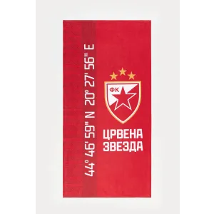 Plažni Peškir Crvena Zvezda 70x140 Koordinate