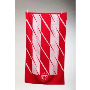Plažni peškir Crvena Zvezda dve pruge 70x140cm