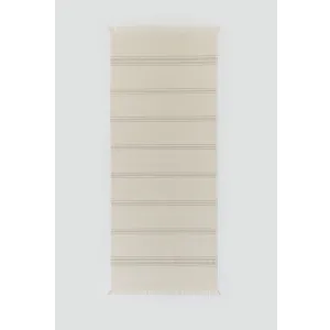 Plažni Peškir Pruga - Bež Peshterry 170x170cm