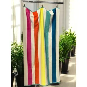 Plažni peškir "Rainbow Vibes" – 174x103 cm | 100% Pamuk