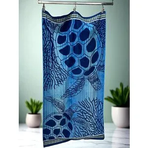 Plažni Peškir Sea Turtle – 100% Pamuk, 100 x 184 cm