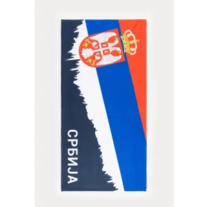 Plažni peškir Srbija teget 70x140cm