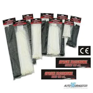 PLASTIČNE VEZICE BELE 370/3.5 100KOM