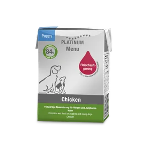 Platinum Menu Puppy Chicken 185 g