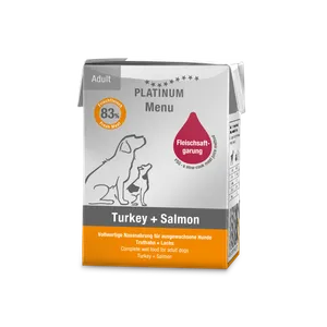 Platinum Menu Turkey & Salmon 185 g