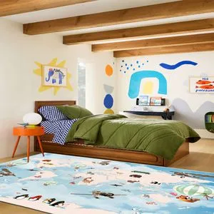 Plavi Tepih Wookece1695 (80 x 150 cm)