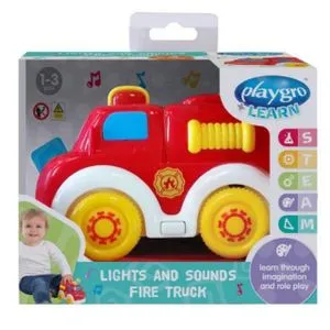 Playgro Svetleća,Muzička Igračka Vatrogasno Vozilo