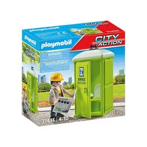 Playmobil City action Prenosivi toalet