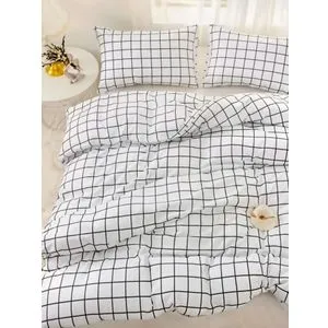 Pled - Black Black Single Quilt Cover Set (DE)