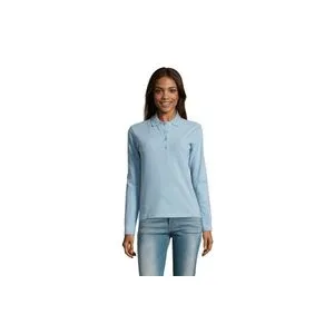 PODIUM ženska polo majica sa dugim rukavima - Sky blue, S