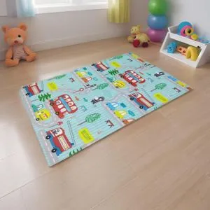 Podloga sklopiva za igru Autobus - Žirafa 180cm x 120cm x 1cm