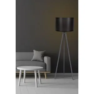 Podna Lampa 112 Crna/Siva