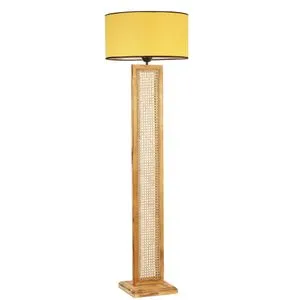 Podna Lampa Ribon 8739-3 Rattan u Senfu Boji