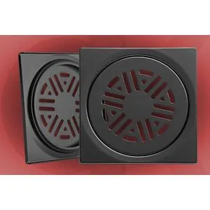 Podna reš.150x150 /Ø130mm crna1.2 Model 2  28819