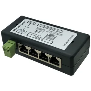 POE-INJ-4xRJ45 Gembird 4CH Pasivni prolazni POE injector,  for IP Network Camera Ubiquiti and MikroT