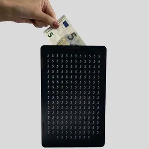 Poklon kasica prasica (kasica za novac) 5 EUR x 200 (1000 EUR)