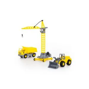 Polesie Industrijske mašine za decu, 3 komada