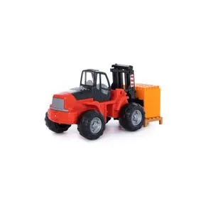 Polesie Veliki viljuškar za decu PowerTruck + Supermix set konstruktora 30 delova