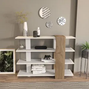 Polica Nur - Bela i Orah