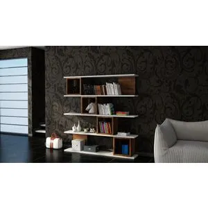 Polica Wind - Bela i Orah