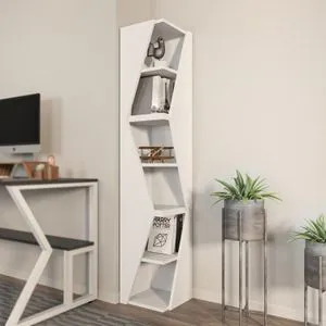 Polica za knjige Arrow - Bela