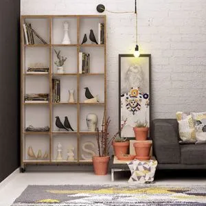 Polica za knjige Crotone od hrasta