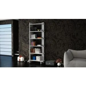 Polica za knjige Order - Bela