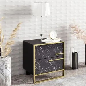Polka - Black Gold
Black Nightstand