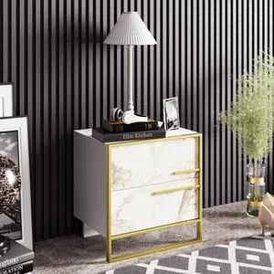 Polka - White Gold
White Nightstand