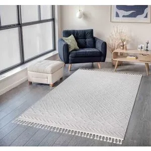 Polka - White White Carpet (80 x 150)