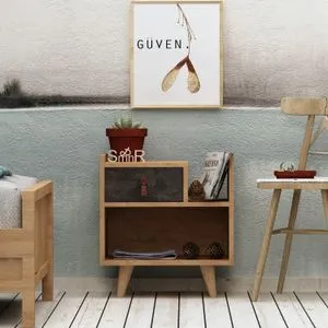 Polla Oak
Dark Grey Nightstand