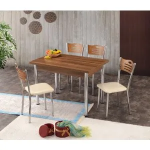 Polo - 1308 Walnut
Silver Extendable Dining Table