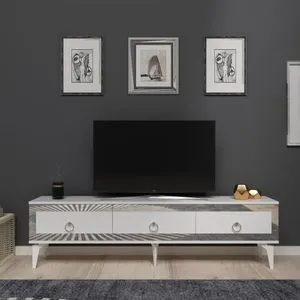 Ponny - White, Silver White
Silver TV Stand