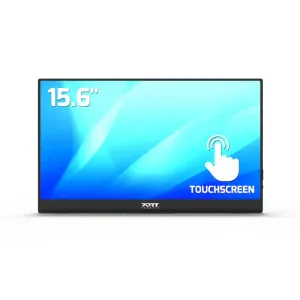 Port Designs 902101T Touchscreen Portable monitor 15.6" 1920x1080/IPS/HDMI/USB-A/USB-C/3.5mm/HDR