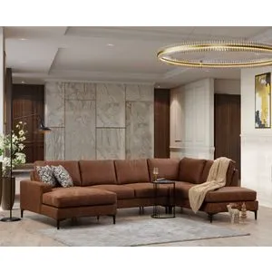 Porto Corner (CHL-02-C-EOT) - Camel Camel Corner Sofa