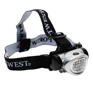 Portwest Naglavna LED lampa PA50 srebrna/crna