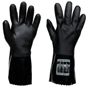 Portwest Rukavice A882 - ESD PVC hemijske rukavice, crne vel.L