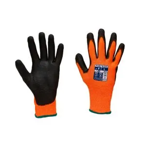 Portwest Rukavice Vis-Tex PU A625 narandžasto crne vel. L