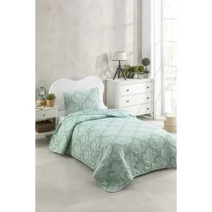 Post - Zeleni Jednobojni Pokrivač za Krevet