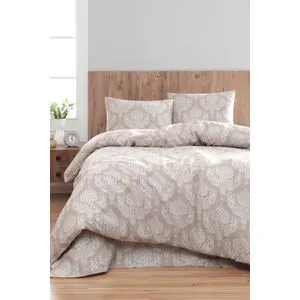 Posteljina - Brown Brown Double Quilt Cover Set