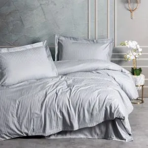 Posteljina CB ELEGANT STRIPE SATEN - GRI