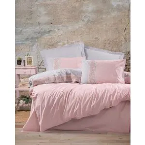 Posteljina CB Ranforce double - Folk Art - MILA PEMBE