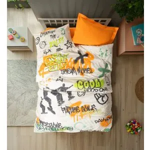 Posteljina CB SIMPLE SET SINGLE - Girls&amp;Boys - Graffiti