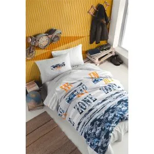 Posteljina Cotton Life 160x220cm Freezone mavi