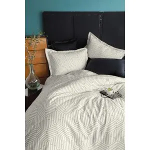 Posteljina Issimo Saten double - STRADA WHITE