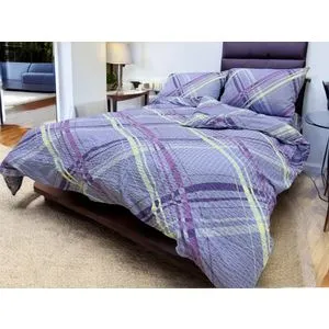 Posteljina Mikrofiber Ljubičasta boja 150x200cm Singl