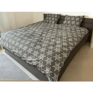 Posteljina Pahulja siva 200x220