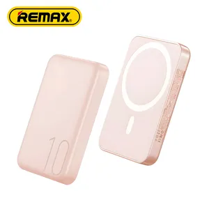 Power bank Magsafe REMAX Usion Series RPP-65 PD 20W + QC 15W Fast Charging 10000mAh pink