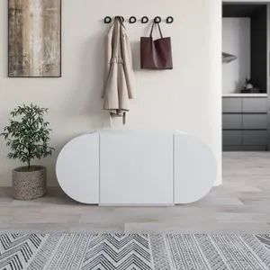 Pozy Shoe Bench - White White Shoe Cabinet