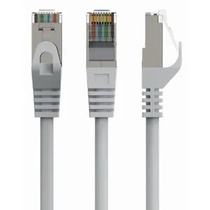 PP6A-LSZHCU-0.5M Gembird Mrezni kabl, SFTP CAT.6A BAKARNI LSZH Patch cord 0.5m Grey